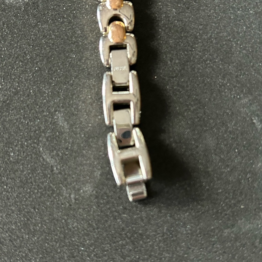 Fossil Silver and Gold Link Watch - Picture 3 of 6